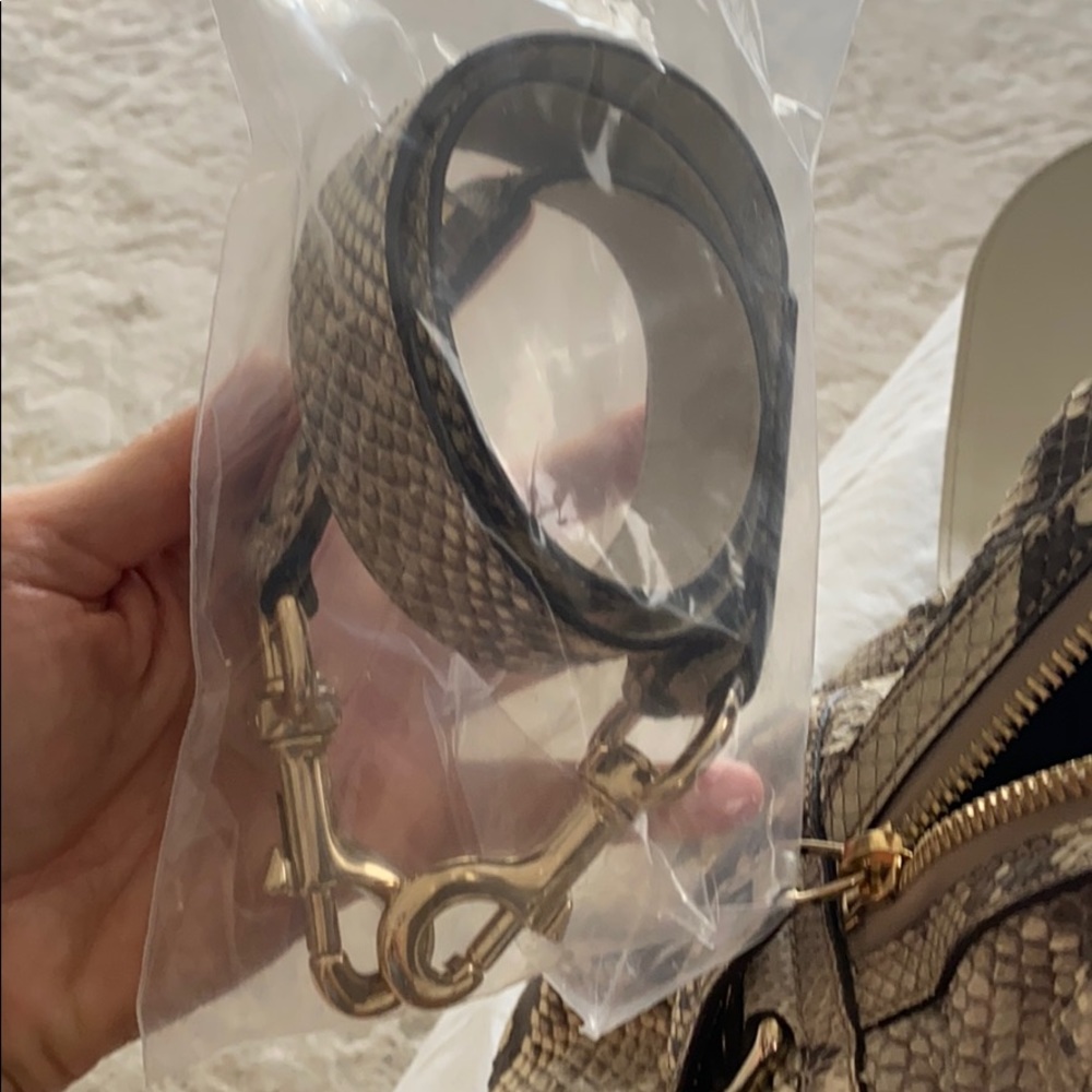 Gucci Python Leather Trim With Bamboo Handle - image 6